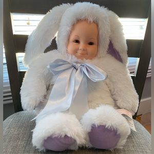 Anne Geddes big baby bunny doll